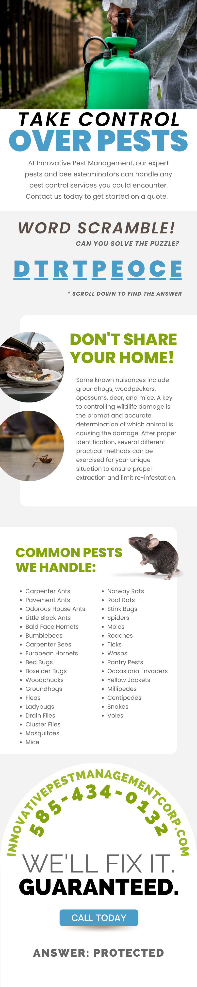 Take Control Over Pests! 3